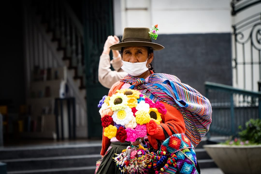 Colorful Peruvian market